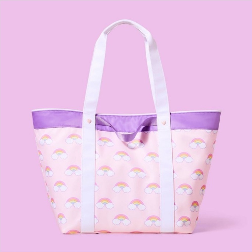 Stoney Clover Lane x Target rainbow beach bag